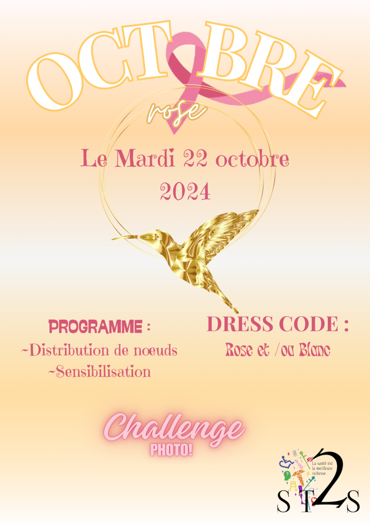 Octobre rose le 22 octobre 2024